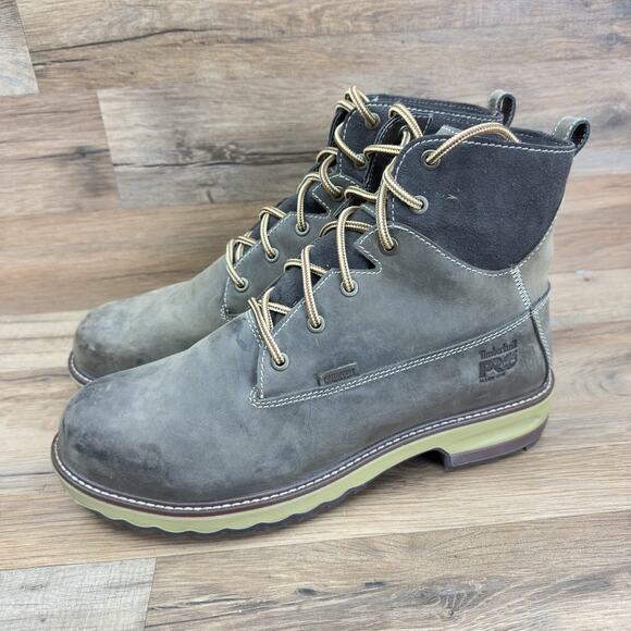 Timberland PRO Women Sz 11 Hightower 6" Waterproof Alloy Safety Toe AL WP Boots - Picture 1 of 8